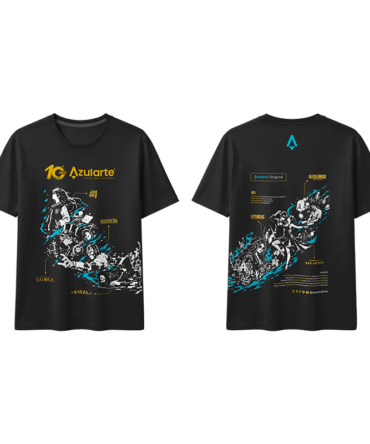 Playera 10 Años Azularte